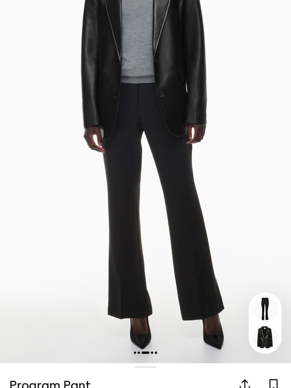 Aritzia Program Pant - Admiral - Size 6